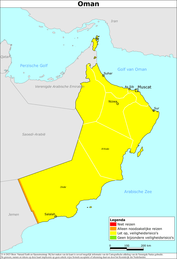 Reisadvies Oman | Ministerie van Buitenlandse Zaken